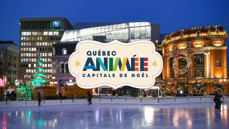 Québec animée, capitale de Noël