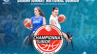 Championnat national junior de basketball en fauteuil roulant Québec 5 au 7 juin 2026