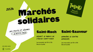 Marchés solidaires Saint-Roch Saint-Sauveur Des fruits et légumes à petits prix