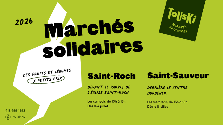 Marchés solidaires Saint-Roch Saint-Sauveur Des fruits et légumes à petits prix